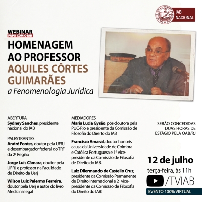 Webinar Papo O Iab Homenagem Ao Professor Aquiles Cort S