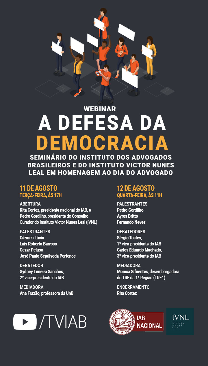 Barroso E Cármem Lúcia Participam De Webinar Do IAB Sobre Defesa Da ...