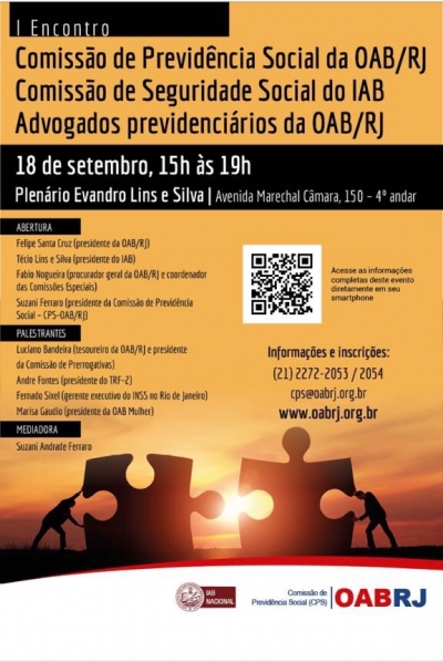 I Encontro Comissão de Previdência Social da OAB/RJ, Comissão de ...