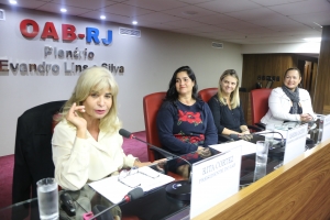 Da esq. para a dir., Rita Cortez, Marisa Gáudio, Bianca Reis e Cláudia Brum Mothé