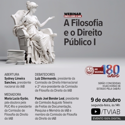 A Filosofia sob o viés feminino' será tema de debate no Instituto dos  Advogados - IAB