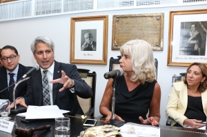 Da esq. para a dir., Daniel Apolônio, Alessandro Molon, Rita Cortez e Suzani Ferraro