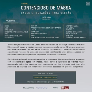 7º Fórum Contencioso de Massa