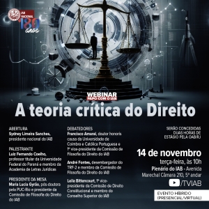 IAB | Webinar Papo com o IAB - A teoria crítica do Direito