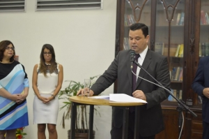 Rita Cortez representa o IAB na posse da nova diretoria da Amatra 1