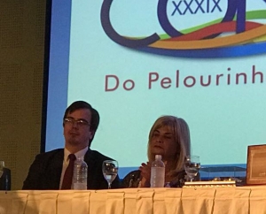 O presidente da Aasp, Marcelo Vieira von Adamek, e a 1ª vice-presidente do IAB, Rita Cortez
