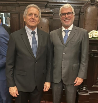 Da esq. para a dir., Fábio Dutra e Carlos Eduardo Machado